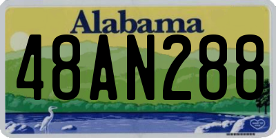 AL license plate 48AN288
