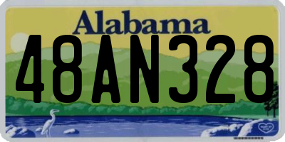 AL license plate 48AN328