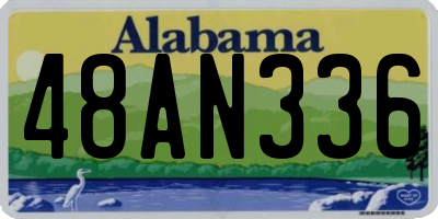 AL license plate 48AN336