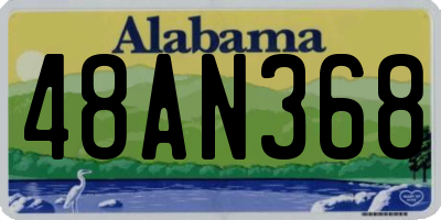 AL license plate 48AN368