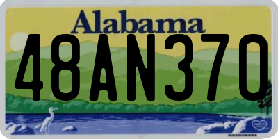 AL license plate 48AN370