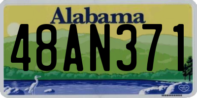 AL license plate 48AN371