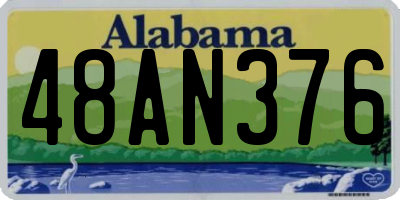 AL license plate 48AN376
