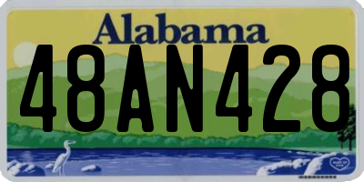 AL license plate 48AN428