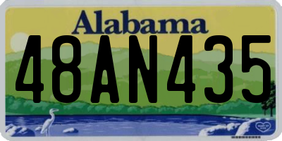 AL license plate 48AN435