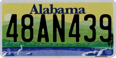 AL license plate 48AN439
