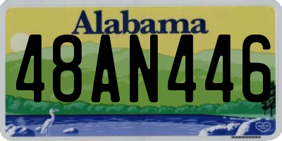 AL license plate 48AN446