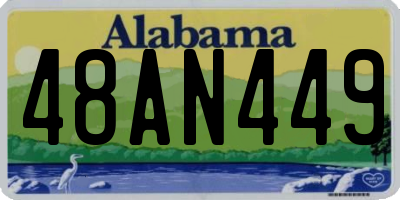 AL license plate 48AN449