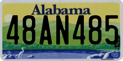 AL license plate 48AN485