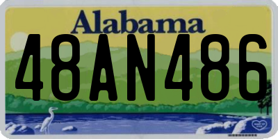 AL license plate 48AN486