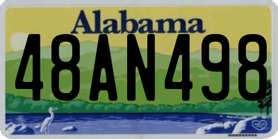 AL license plate 48AN498