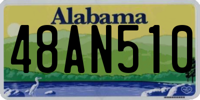 AL license plate 48AN510