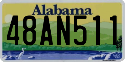 AL license plate 48AN511