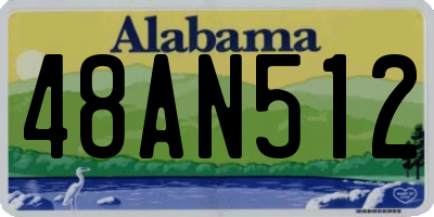 AL license plate 48AN512
