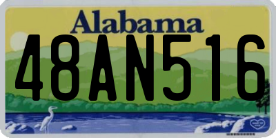AL license plate 48AN516