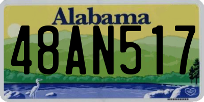 AL license plate 48AN517