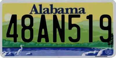 AL license plate 48AN519