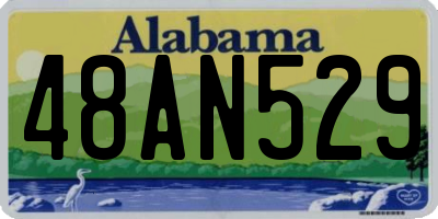 AL license plate 48AN529