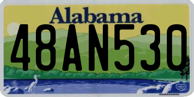 AL license plate 48AN530
