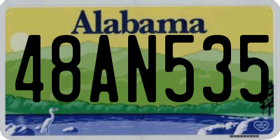 AL license plate 48AN535
