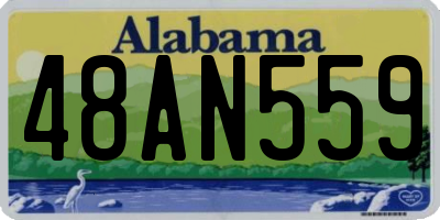 AL license plate 48AN559