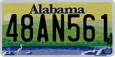 AL license plate 48AN561