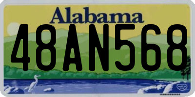 AL license plate 48AN568