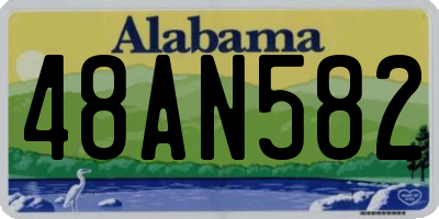 AL license plate 48AN582