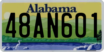 AL license plate 48AN601