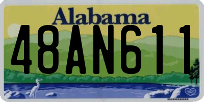 AL license plate 48AN611