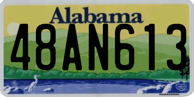 AL license plate 48AN613
