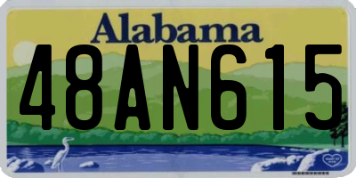 AL license plate 48AN615