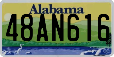 AL license plate 48AN616