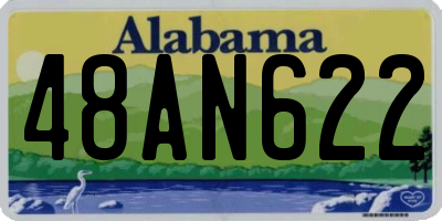 AL license plate 48AN622