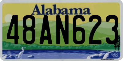 AL license plate 48AN623