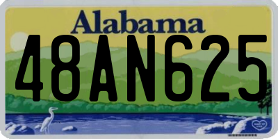 AL license plate 48AN625