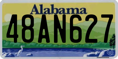 AL license plate 48AN627