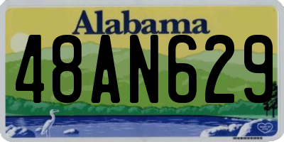 AL license plate 48AN629
