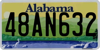 AL license plate 48AN632