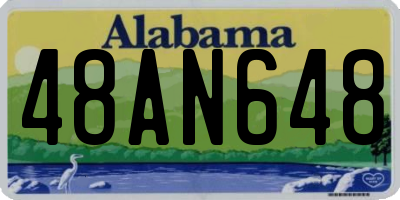 AL license plate 48AN648