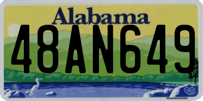 AL license plate 48AN649
