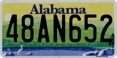 AL license plate 48AN652
