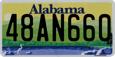AL license plate 48AN660
