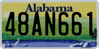 AL license plate 48AN661
