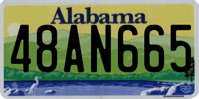 AL license plate 48AN665
