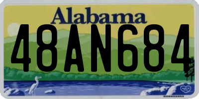 AL license plate 48AN684
