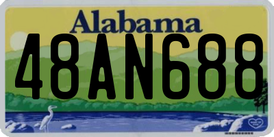 AL license plate 48AN688