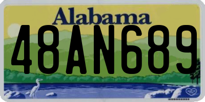AL license plate 48AN689