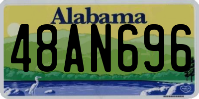 AL license plate 48AN696