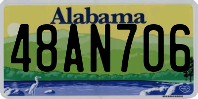 AL license plate 48AN706